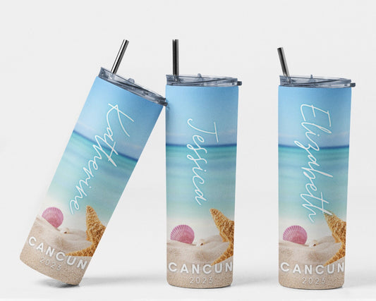 Personalized Beach tumbler