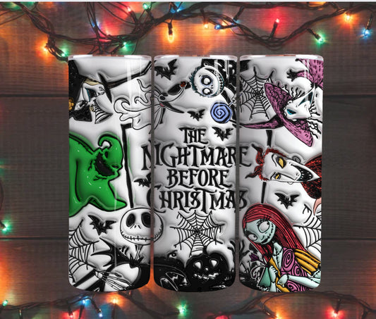 Nightmare before Christmas tumbler