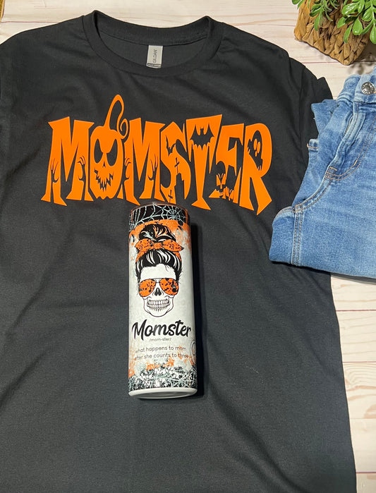 Momster tee and Tumbler set