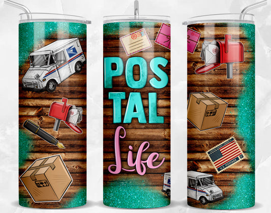 Postal life teal