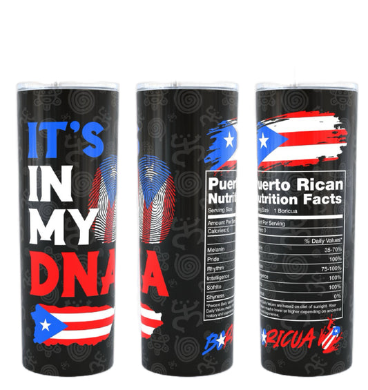 It’s in my DNA Puerto Rico Tumbler