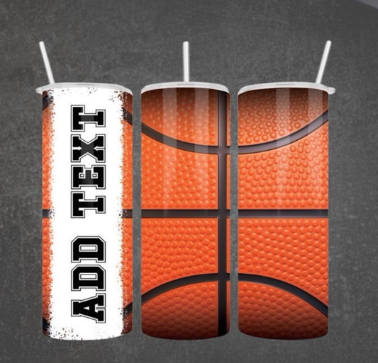 Personalized Basketball Stainless steel 20 oz tumbler